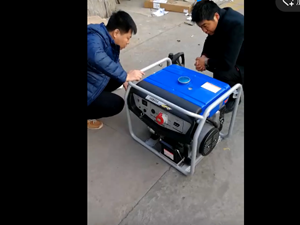 日本雅馬哈發電機EF6000TE現場調試