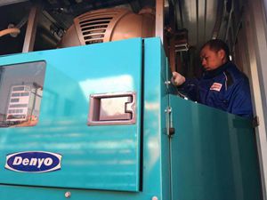 中標：日本原裝進口Denyo電友超靜音式柴油發電機組